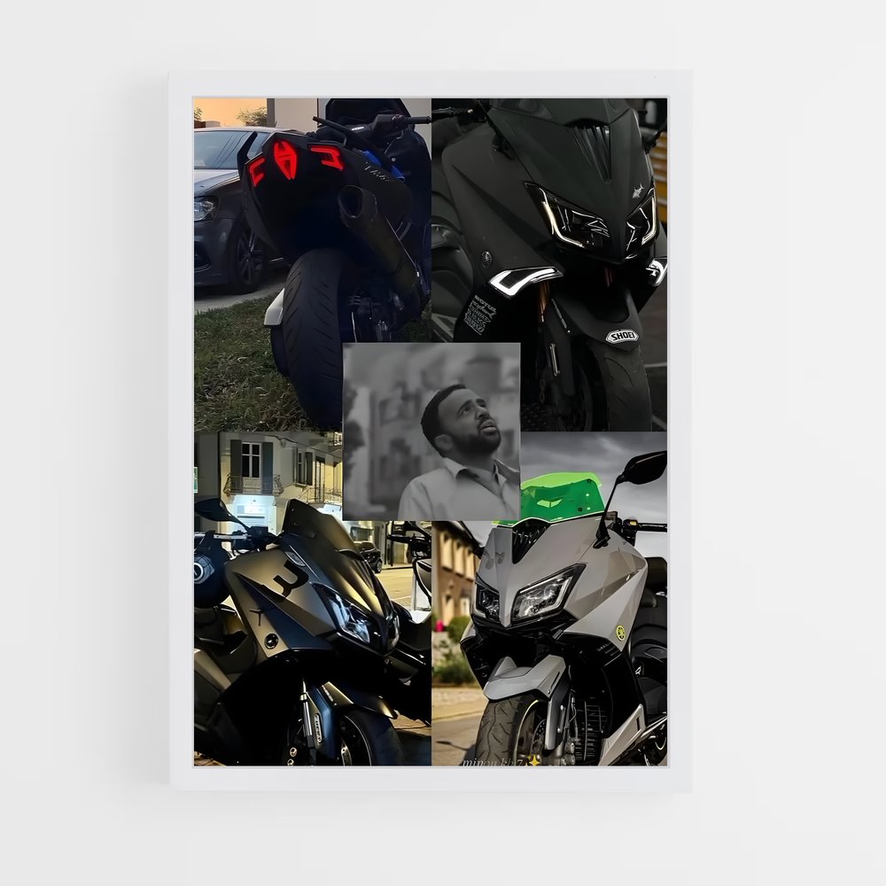 Poster Route des Champions – affiche Yamaha (vue 3)